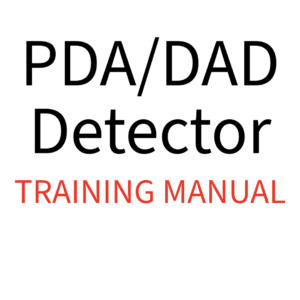 PDA/DAD Principal Training Manual